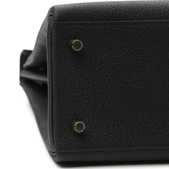 Hermes Togo matte porous crocodile Kelly retourne touch black 28.Full set - Picture 10 of 15